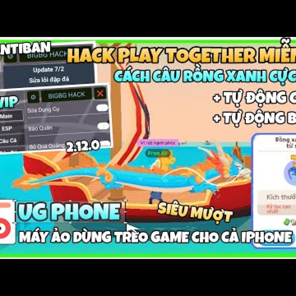 Thuật hack Play Together VIP: Cách câu cá rồng xanh hiếm với vòi rồng miễn phí Thuật hack Play Together VIP: Cách câu cá rồng xanh hiếm với vòi rồng miễn phí