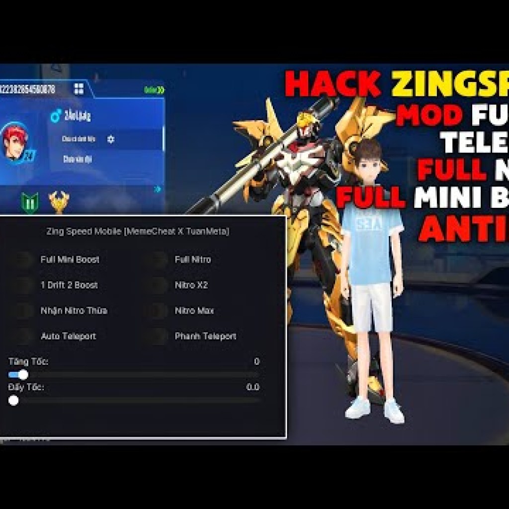 Hack ZingSpeed Mobile không cần root: Mod Apk Full chức năng VIP Hack ZingSpeed Mobile không cần root: Mod Apk Full chức năng VIP