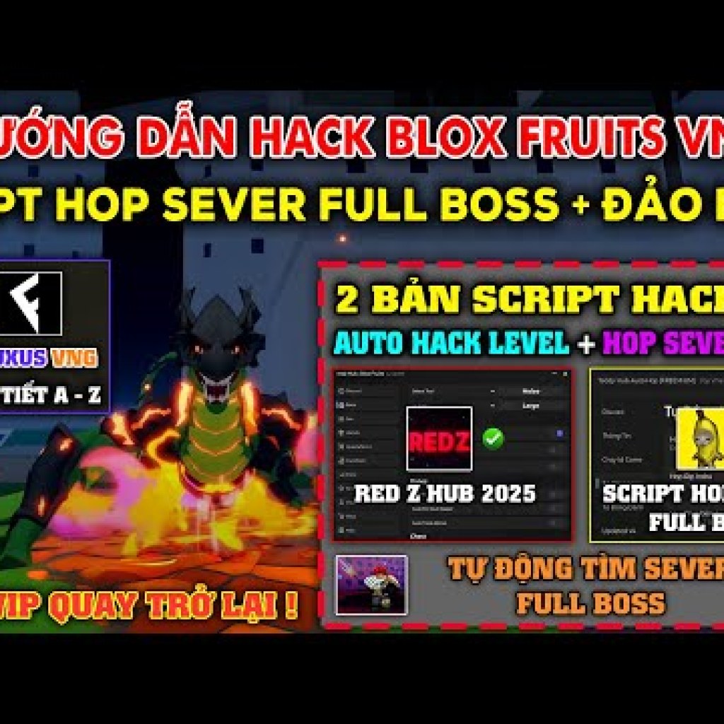 Script Banana Hub Tự Động Tìm Sever Boss Siêu Vip và Hack Blox Fruits với Fluxus VNG Mới Script Banana Hub Tự Động Tìm Sever Boss Siêu Vip và Hack Blox Fruits với Fluxus VNG Mới
