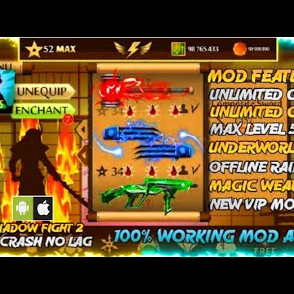 Hướng dẫn Hack Shadow Fight 2 Full Ngọc Enchant Vip 9999 Tỉ – Bí kíp tối ưu nhất 2025 Hướng dẫn Hack Shadow Fight 2 Full Ngọc Enchant Vip 9999 Tỉ – Bí kíp tối ưu nhất 2025