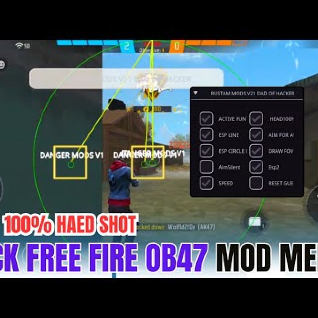 Hack FF OB47: Menu Ghim Đầu NPC Name, Aim Lock, Headshot 100%, Auto Rank Mới Nhất 2025 Hack FF OB47: Menu Ghim Đầu NPC Name, Aim Lock, Headshot 100%, Auto Rank Mới Nhất 2025