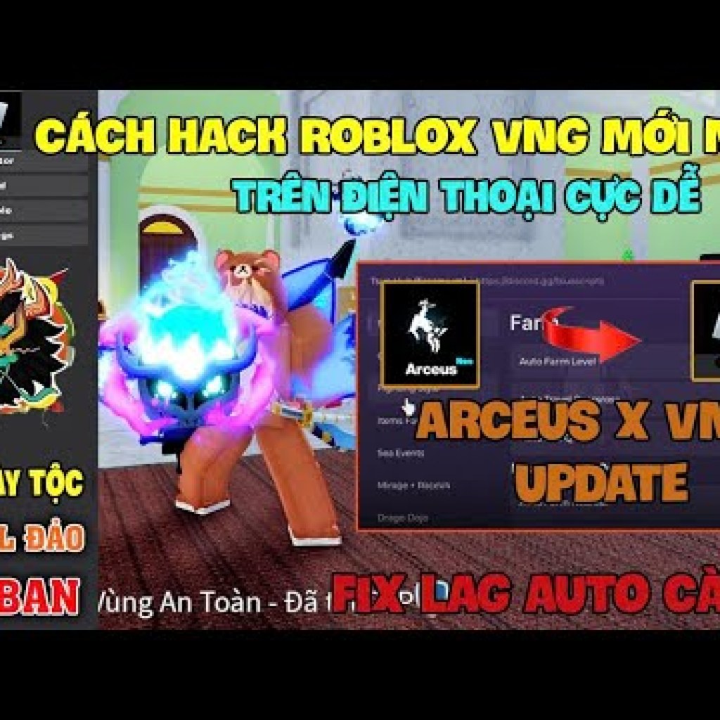 Hướng dẫn Hack Roblox VNG Blox Fruit Fisch trên Điện thoại, Máy tính và iOS với Script Arceus x VNG mới nhất – Cày Tộc v4 Hướng dẫn Hack Roblox VNG Blox Fruit Fisch trên Điện thoại, Máy tính và iOS với Script Arceus x VNG mới nhất – Cày Tộc v4