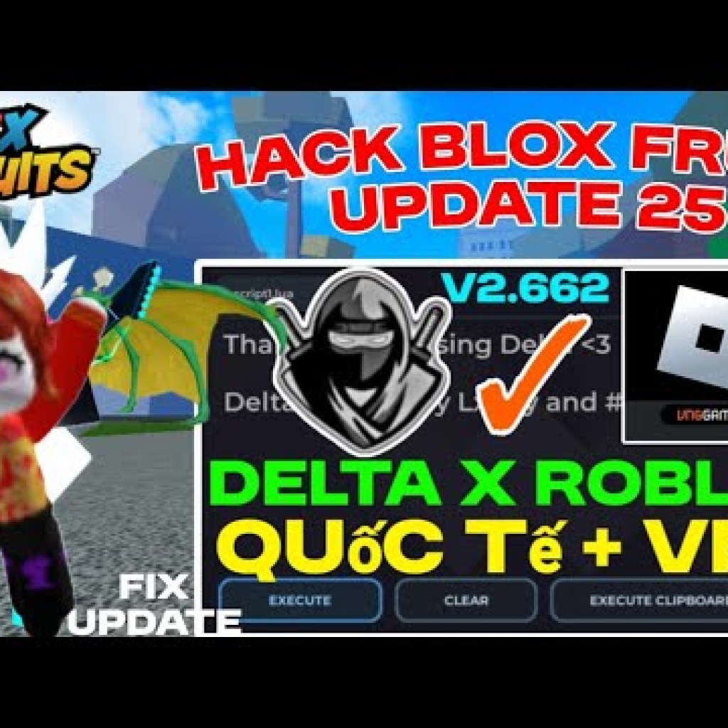 Hướng dẫn Hack Blox Fruit Client Delta X VNG và Khắc phục lỗi Văng Mới nhất TKay Roblox Hướng dẫn Hack Blox Fruit Client Delta X VNG và Khắc phục lỗi Văng Mới nhất TKay Roblox