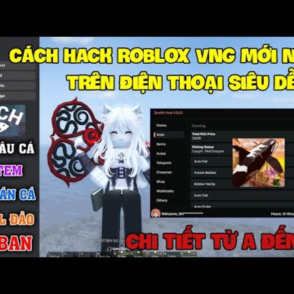 Cách Hack Roblox VNG Fish Fisch và Blox Fruit Delta x VNG trên Điện thoại và Máy tính – Script mới chống Ban Nha Cách Hack Roblox VNG Fish Fisch và Blox Fruit Delta x VNG trên Điện thoại và Máy tính – Script mới chống Ban Nha