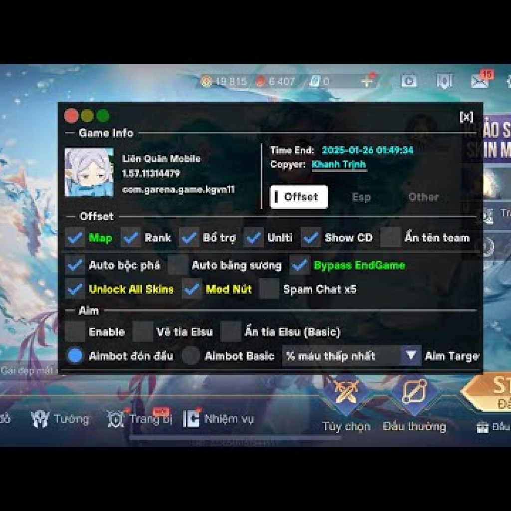 Đánh giá Map ESP Unlock Skin Aim Elsu Liên Quân Mobile Hack Map Esp AOV Chấp Tố Mùa Mới Mới Nhất Đánh giá Map ESP Unlock Skin Aim Elsu Liên Quân Mobile Hack Map Esp AOV Chấp Tố Mùa Mới Mới Nhất