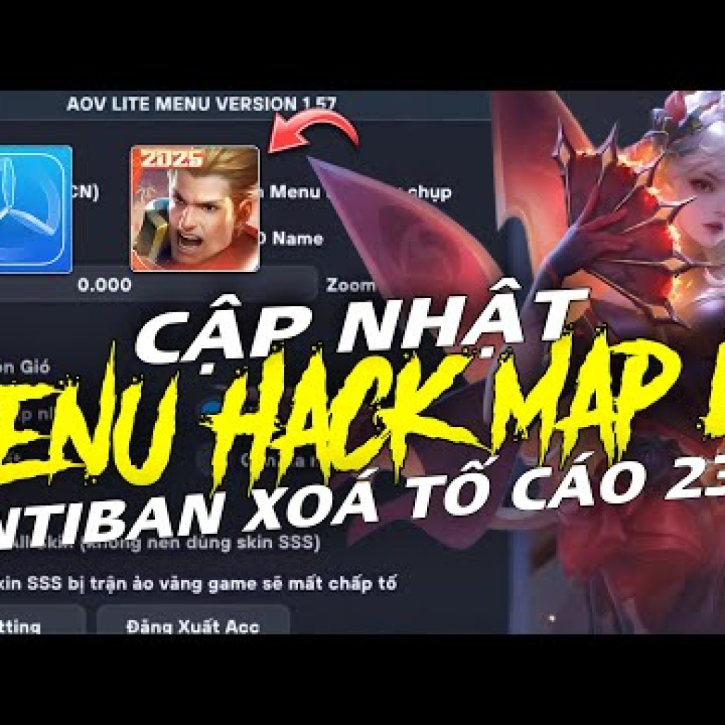 Menu Hack Liên Quân Auto Xoá Tố, Tối Ưu Aim Elsu, Unlock Full Skin Mới Nhất 231 Văn Thắng IOS Menu Hack Liên Quân Auto Xoá Tố, Tối Ưu Aim Elsu, Unlock Full Skin Mới Nhất 231 Văn Thắng IOS