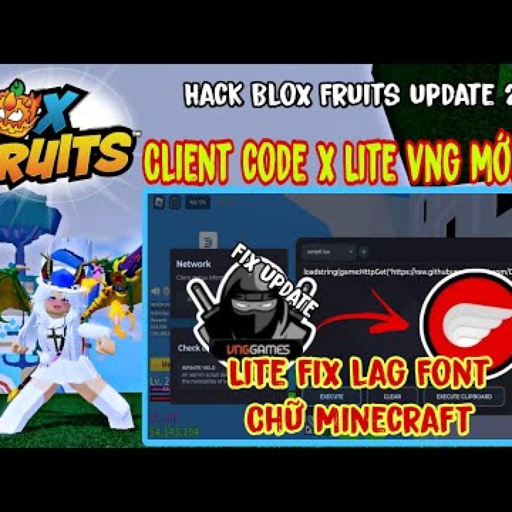 Hướng Dẫn Hack Blox Fruits VNG Code X Lite Fix Lag Mới Nhất Trên Điện Thoại – Cập Nhật Ưu Việt Hướng Dẫn Hack Blox Fruits VNG Code X Lite Fix Lag Mới Nhất Trên Điện Thoại – Cập Nhật Ưu Việt