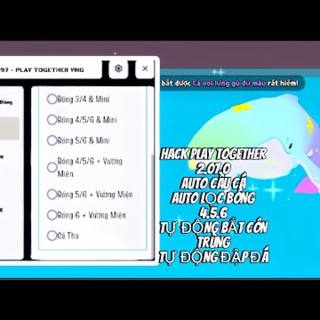 Play Together Vng Quốc Tế: Hướng Dẫn Hack Mới Nhất 2070 với Chức Năng Auto Bắt Bọ, Câu Cá và Đập Đá Play Together Vng Quốc Tế: Hướng Dẫn Hack Mới Nhất 2070 với Chức Năng Auto Bắt Bọ, Câu Cá và Đập Đá