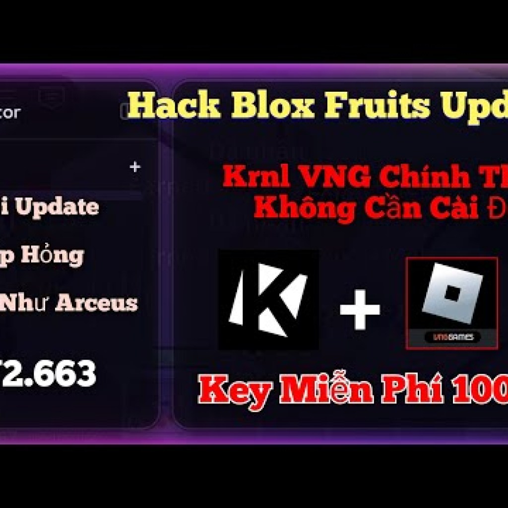 Cách Hack Blox Fruits VNG Client Krnl Chính Thức Không Cần Cài Đặt Fix Lỗi Update Cách Hack Blox Fruits VNG Client Krnl Chính Thức Không Cần Cài Đặt Fix Lỗi Update