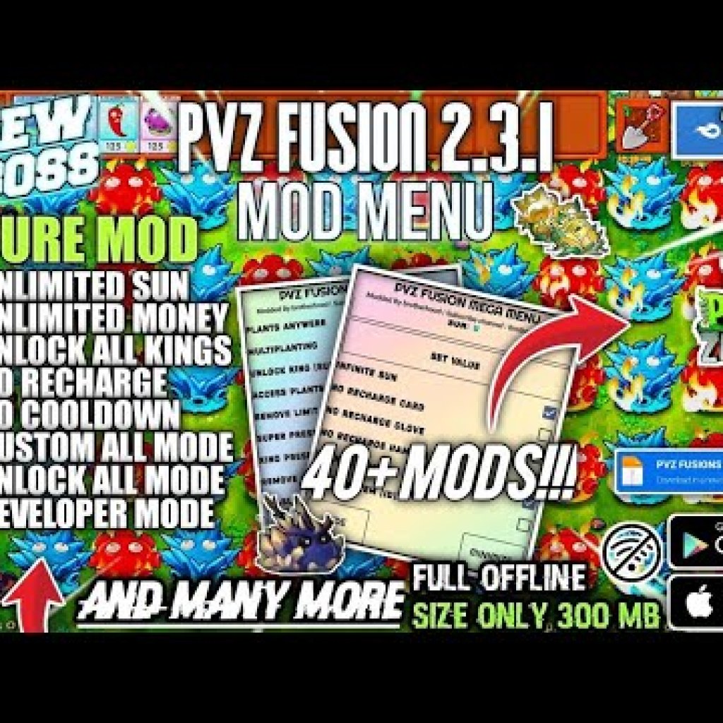 Cách Hack Plants vs Zombies Fusion V232 Mod APK: Menu Vô Hạn Mặt Trời, Chế Độ Thần Thánh Cách Hack Plants vs Zombies Fusion V232 Mod APK: Menu Vô Hạn Mặt Trời, Chế Độ Thần Thánh