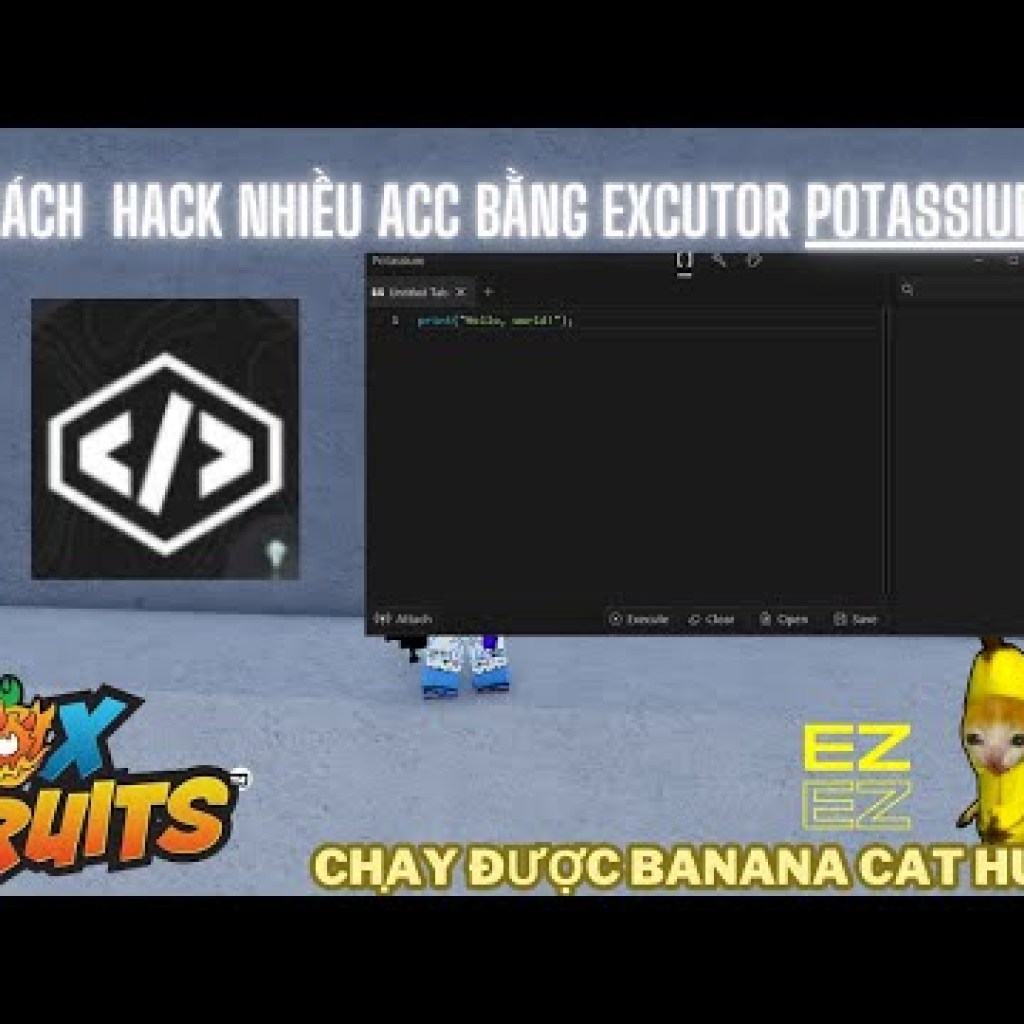 Cách Tăng Số Lượng Tài Khoản Bằng POTASSIUM EXECUTOR Và BananaCat 99sUNC Cách Tăng Số Lượng Tài Khoản Bằng POTASSIUM EXECUTOR Và BananaCat 99sUNC