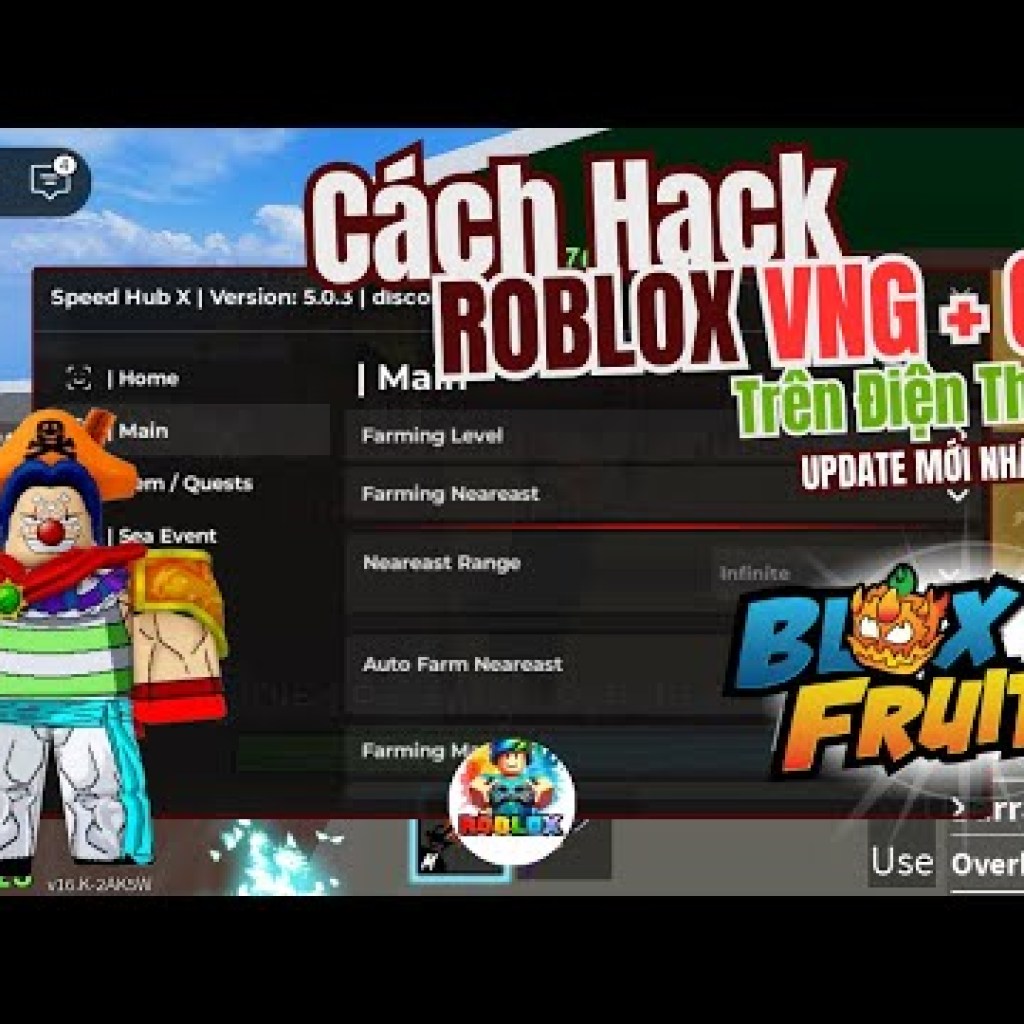 Cách Hack Blox Fruits VNG QT TIẾNG VIỆT bằng Menu Script Hack Vip Anti Cheat 100 BÚN ROBLOX – Tối ưu SEO Cách Hack Blox Fruits VNG QT TIẾNG VIỆT bằng Menu Script Hack Vip Anti Cheat 100 BÚN ROBLOX – Tối ưu SEO