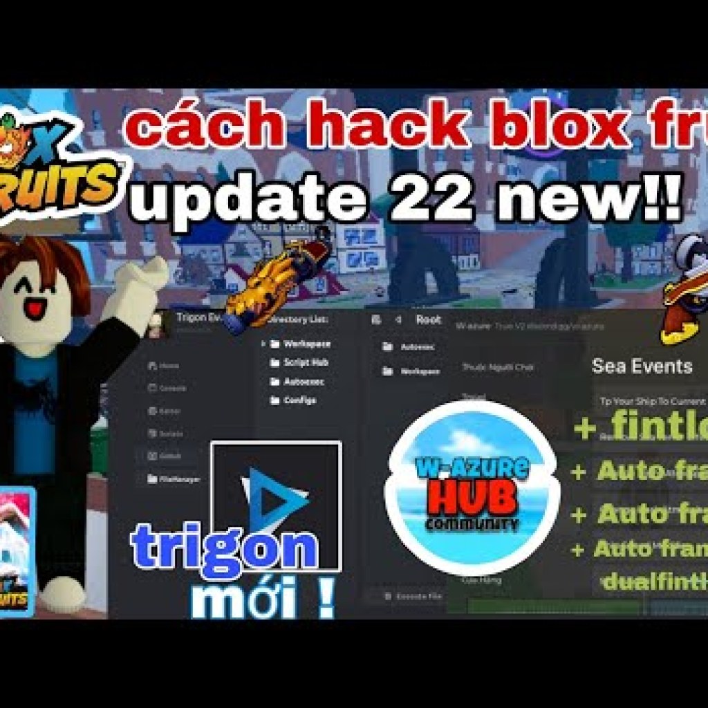 Cách Hack Blox Fruit Update 22: Script Dualfintlock Fram Siêu Nhanh Trigon Mới Cách Hack Blox Fruit Update 22: Script Dualfintlock Fram Siêu Nhanh Trigon Mới