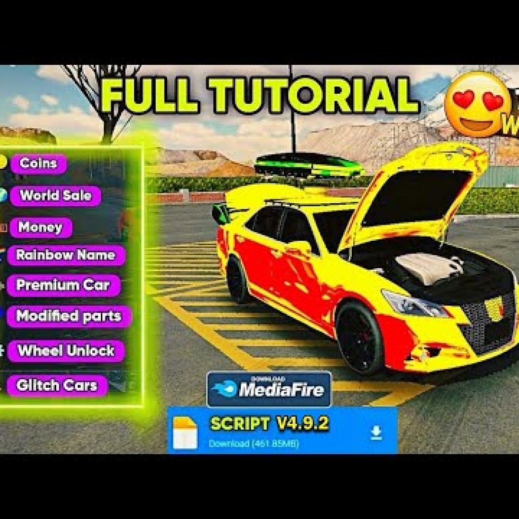 Hướng dẫn đầy đủ script đỗ xe đa người chơi V48244 với xe cao cấp được mở khóa đến năm 2025 và số xu không giới hạn – phiên bản hack Hướng dẫn đầy đủ script đỗ xe đa người chơi V48244 với xe cao cấp được mở khóa đến năm 2025 và số xu không giới hạn – phiên bản hack