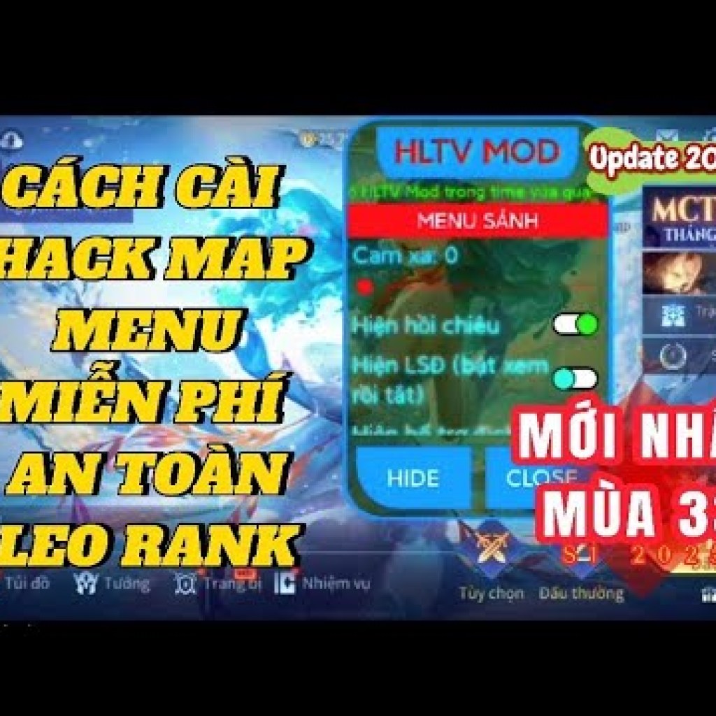 Cách Cài Menu Hack Map Liên Quân Miễn Phí Mới Nhất Mùa 33 – Update Ngày 20/3/2025 Cách Cài Menu Hack Map Liên Quân Miễn Phí Mới Nhất Mùa 33 – Update Ngày 20/3/2025