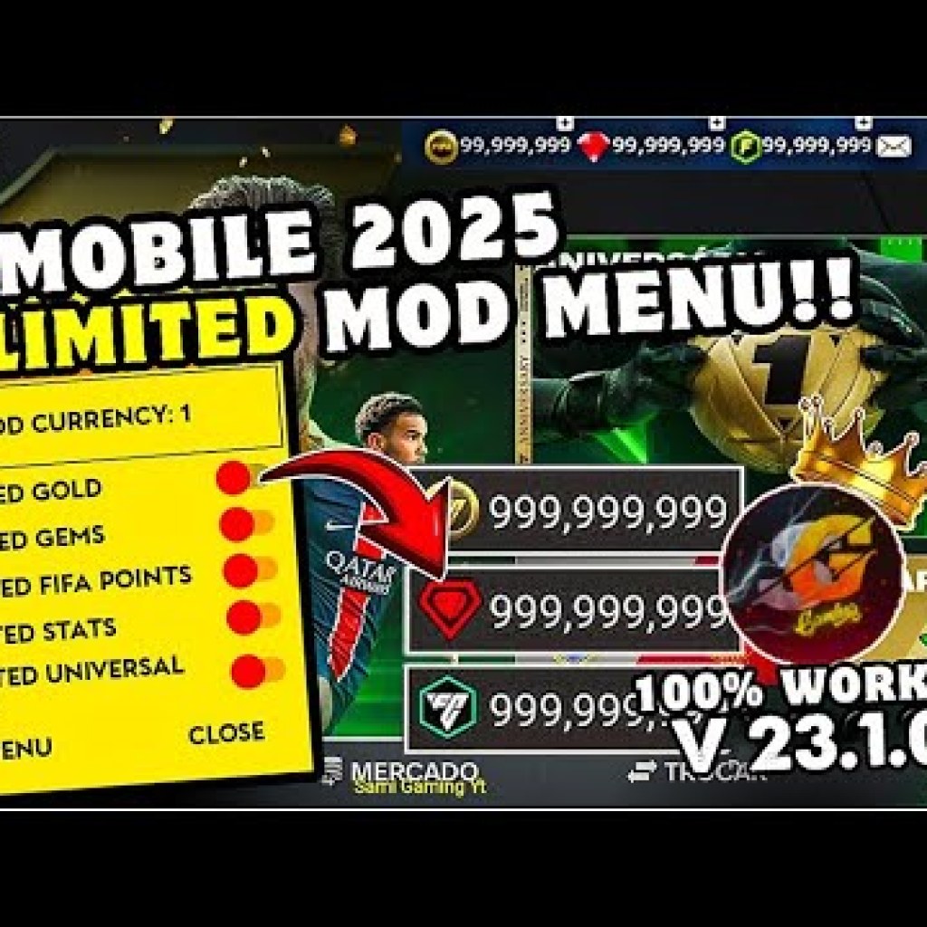 FC25 Mobile 23105 APKIOS – Cách Hack VER 3 ANTIBAN FULL TIỀNBỐ ĐỜI FC25 Mobile 23105 APKIOS – Cách Hack VER 3 ANTIBAN FULL TIỀNBỐ ĐỜI