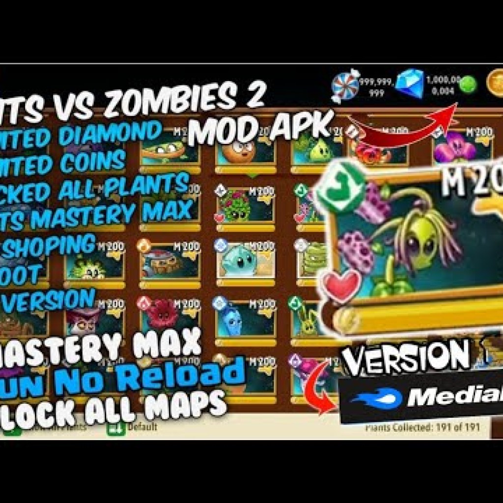 Hướng dẫn Hack PVZ2 v1201 APKIOS: Tăng Tiền, Cấp độ tối đa 200 và Đảo VIP 2025 Hướng dẫn Hack PVZ2 v1201 APKIOS: Tăng Tiền, Cấp độ tối đa 200 và Đảo VIP 2025