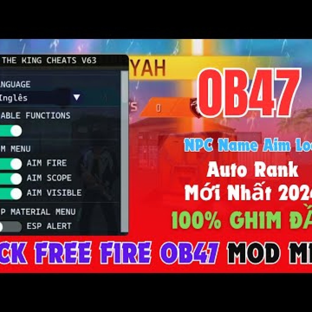 Hack FF OB47 Menu Ghim Đầu NPC Name Aim Lock Headshot 100 Auto Rank 2025 – Cập nhật mới nhất và hiệu quả nhất! Hack FF OB47 Menu Ghim Đầu NPC Name Aim Lock Headshot 100 Auto Rank 2025 – Cập nhật mới nhất và hiệu quả nhất!