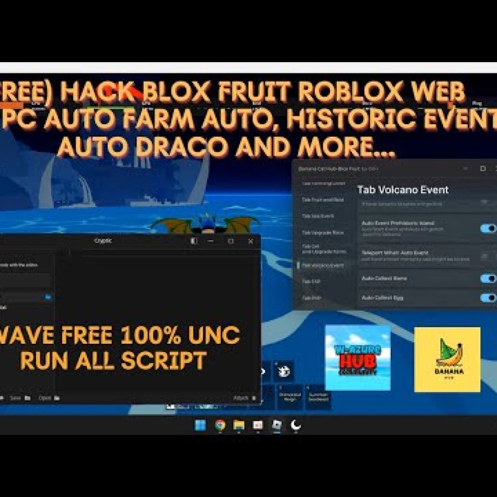 Miễn phí: Hack Blox Fruit trên PC với Cryptic Client 100 UNC – Cách đơn giản và mới nhất! Miễn phí: Hack Blox Fruit trên PC với Cryptic Client 100 UNC – Cách đơn giản và mới nhất!