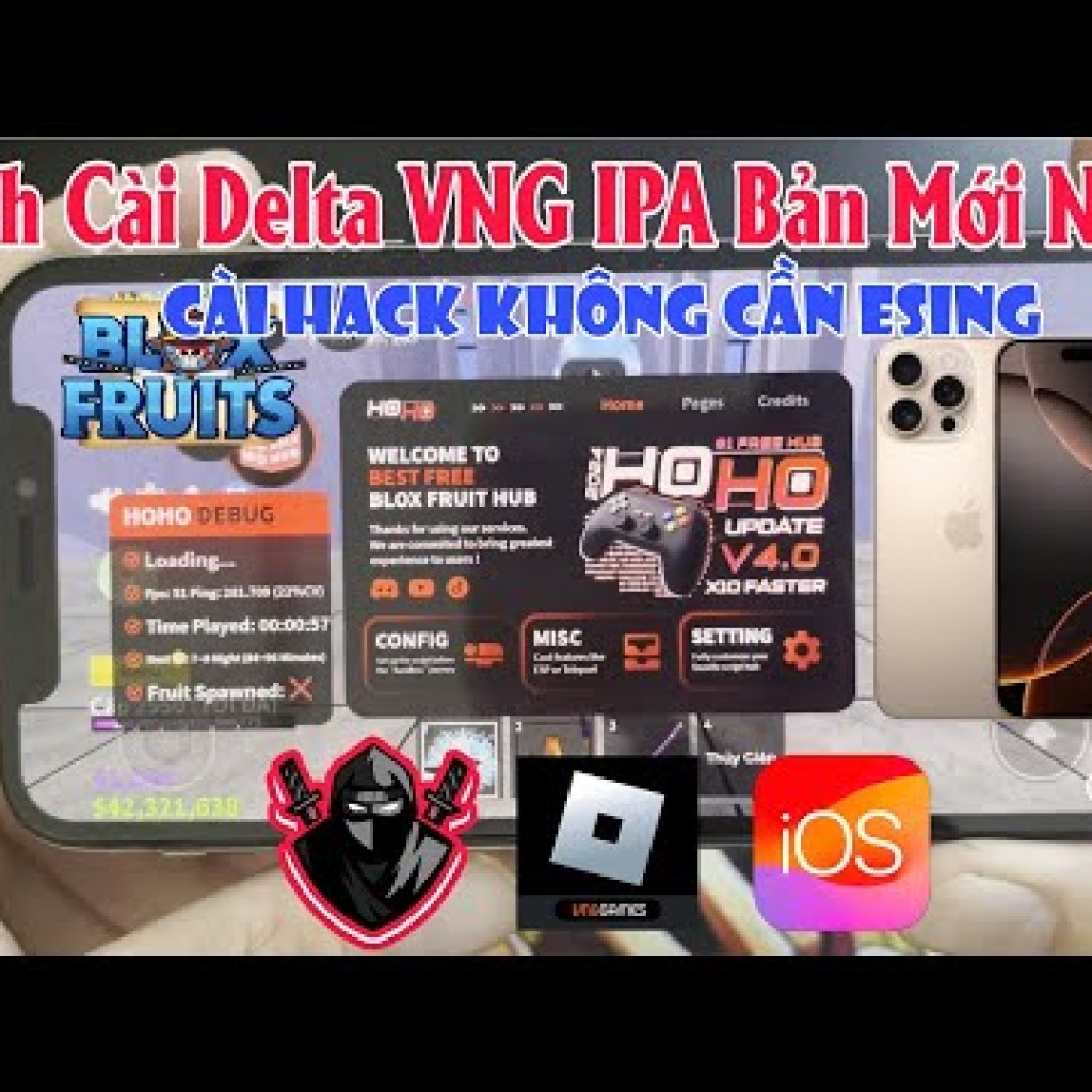 Cách Cài Đặt Delta VNG FIX LAG Trên IPHONE Bản Hack Blox Fruit 24 Tiếng Việt 2025 Cách Cài Đặt Delta VNG FIX LAG Trên IPHONE Bản Hack Blox Fruit 24 Tiếng Việt 2025