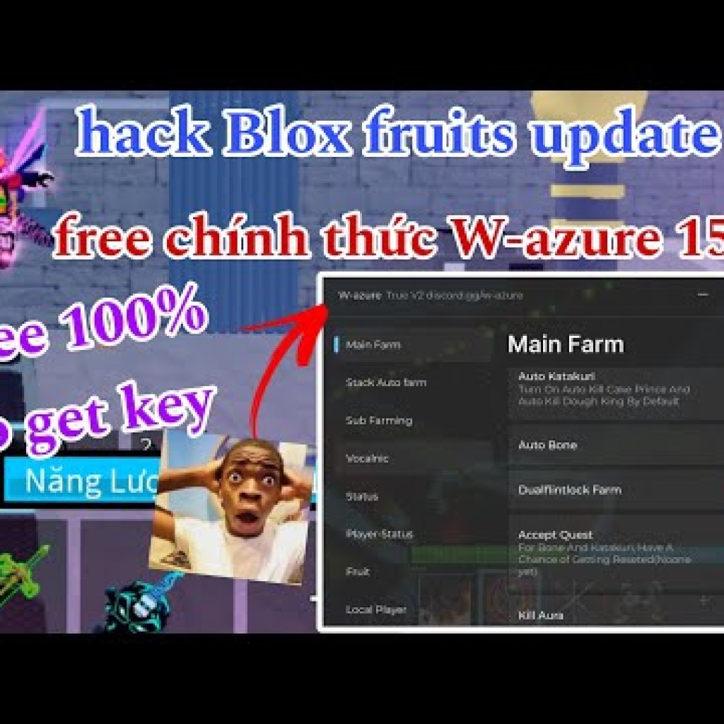 Hack Blox Fruits Update 24: Script Wazure Free Siêu Vip, Tự Động Bắn Súng Hack Blox Fruits Update 24: Script Wazure Free Siêu Vip, Tự Động Bắn Súng