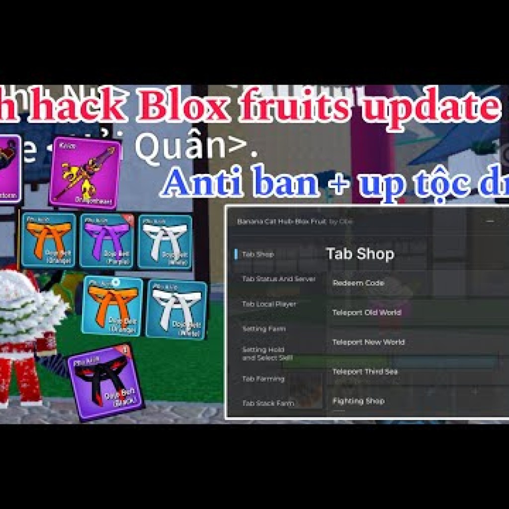 Hướng dẫn hack Blox Fruits update 24: Lấy full dai và tộc rồng Draco với v1, v2, v3 và mở cửa v4 Hướng dẫn hack Blox Fruits update 24: Lấy full dai và tộc rồng Draco với v1, v2, v3 và mở cửa v4