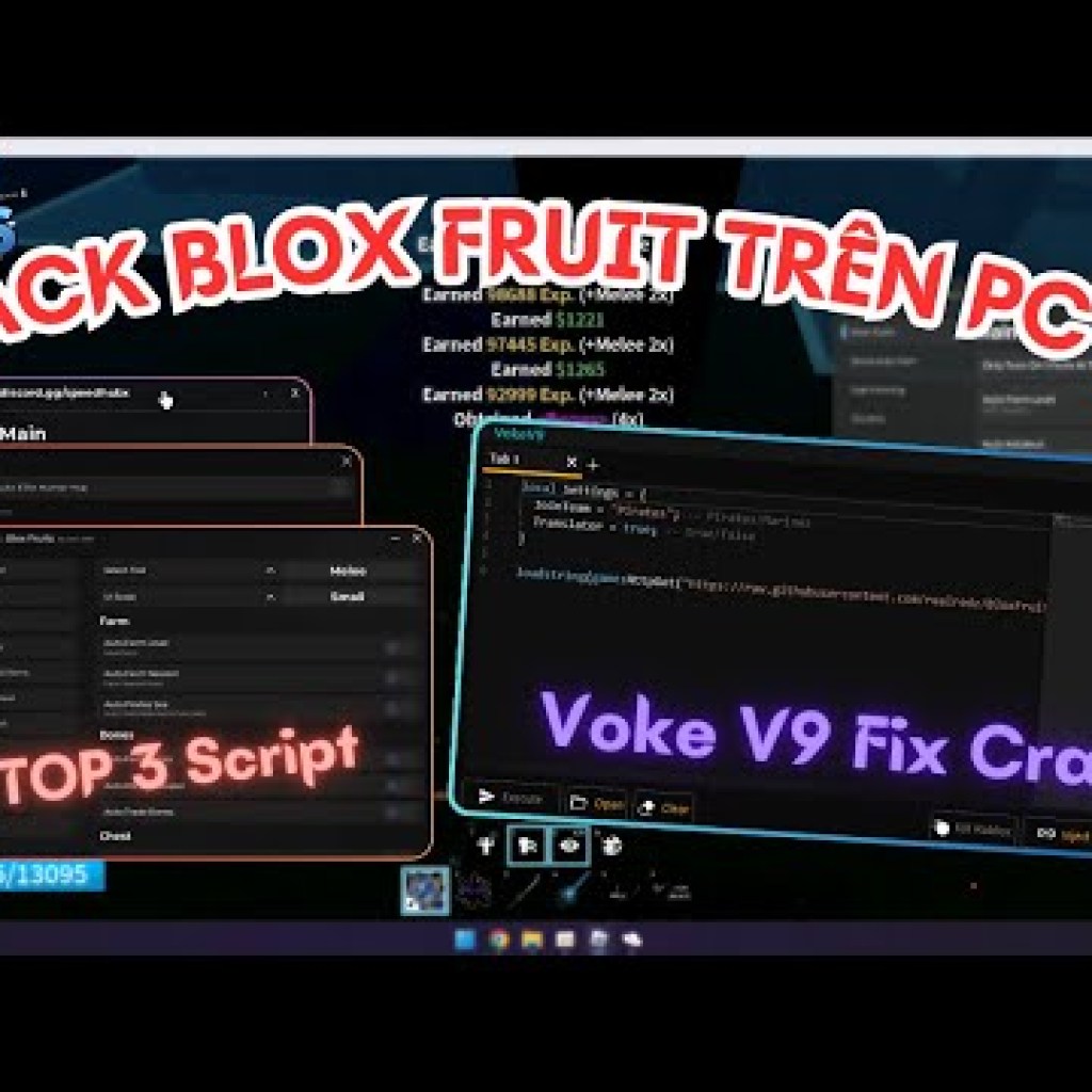Cách Hack Blox Fruit Không Get Key Trên PC Với Voke V9 Mới Nhất Roblox RedzHub Farm Siêu Nhanh Cách Hack Blox Fruit Không Get Key Trên PC Với Voke V9 Mới Nhất Roblox RedzHub Farm Siêu Nhanh