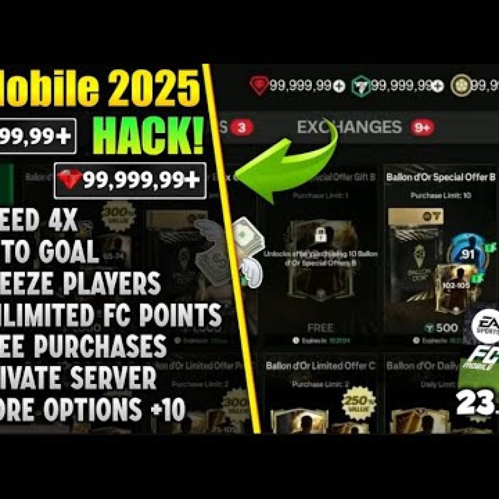 Hack FC25 Mobile 23105 APKIOS Antiban 1000Menu VIP – Cách Hack VIP FC25 Mobile 23105 APKIOS Antiban 1000Menu tối ưu SEO Hack FC25 Mobile 23105 APKIOS Antiban 1000Menu VIP – Cách Hack VIP FC25 Mobile 23105 APKIOS Antiban 1000Menu tối ưu SEO