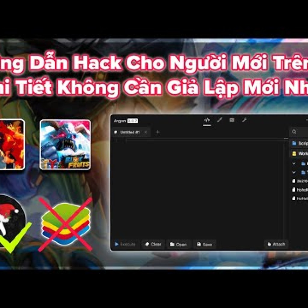Hướng dẫn Hack Blox Fruit Fisch trên PC với Client Argon New cho người mới, không cần giả lập Hướng dẫn Hack Blox Fruit Fisch trên PC với Client Argon New cho người mới, không cần giả lập