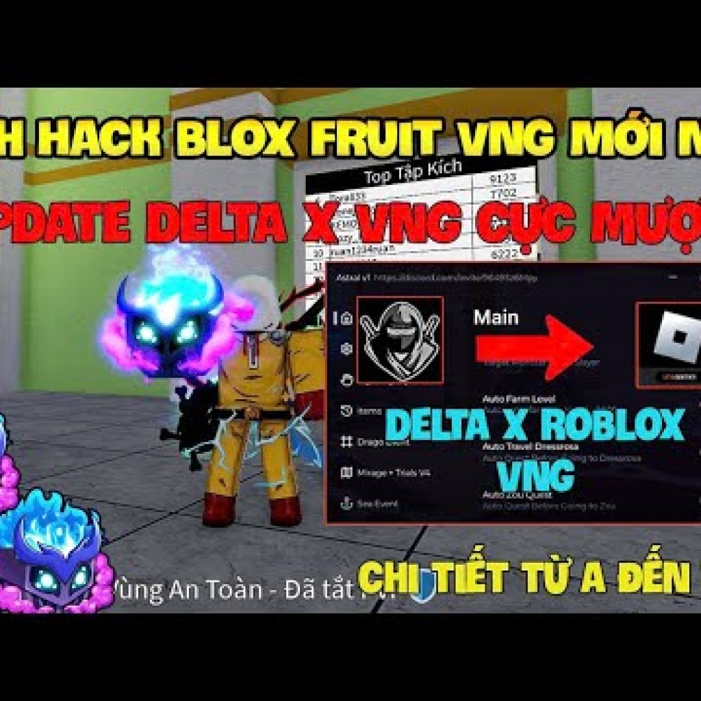 Hướng dẫn Hack Roblox VNG Blox Fruit Fisch trên Điện thoại, Máy tính và iOS với Delta x VNG mới nhất – Script tự động Farm Hướng dẫn Hack Roblox VNG Blox Fruit Fisch trên Điện thoại, Máy tính và iOS với Delta x VNG mới nhất – Script tự động Farm