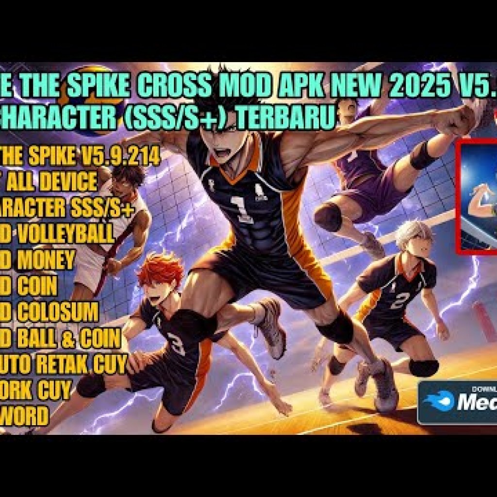 Hướng dẫn hack The Spike Volleyball Mod với tiền vô hạn và mở khóa cầu thủ V59214 Hướng dẫn hack The Spike Volleyball Mod với tiền vô hạn và mở khóa cầu thủ V59214