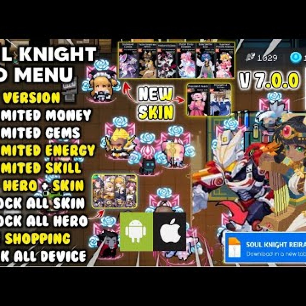 Hướng dẫn Hack Soul Knight APKIOS v700 – Tất cả mọi thứ FREE và CỰC XỊN Hướng dẫn Hack Soul Knight APKIOS v700 – Tất cả mọi thứ FREE và CỰC XỊN