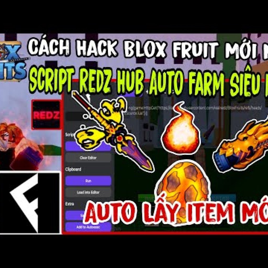 Cách Hack Blox Fruit Update 22 DragonMới: Script Redz Hub Auto Farm Level Gôm Quái Siêu Mượt Cách Hack Blox Fruit Update 22 DragonMới: Script Redz Hub Auto Farm Level Gôm Quái Siêu Mượt