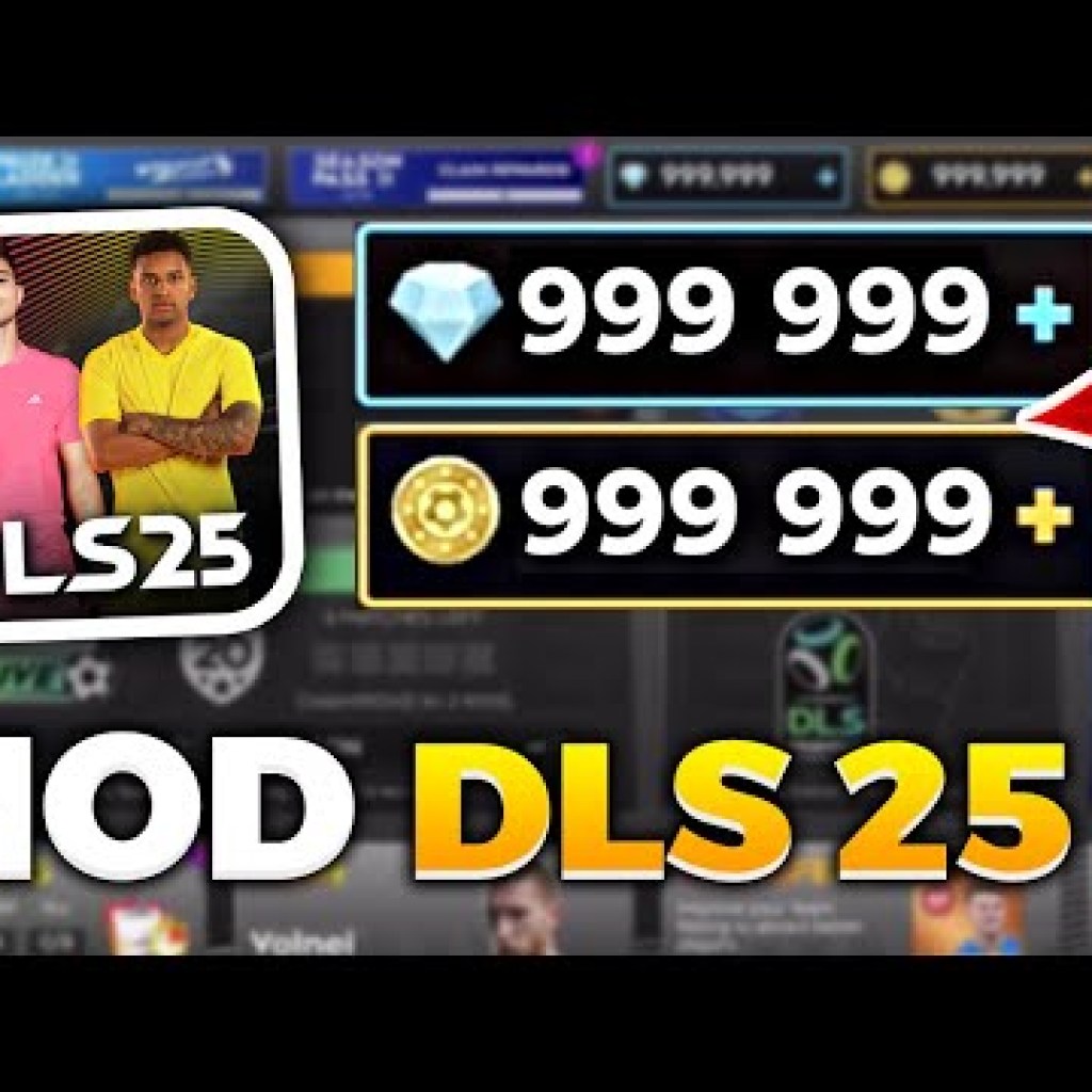 Hướng dẫn HackMOD DLS 25: Cách nhận miễn phí vô hạn Kim cương trong Dream League Soccer 2025 Hướng dẫn HackMOD DLS 25: Cách nhận miễn phí vô hạn Kim cương trong Dream League Soccer 2025