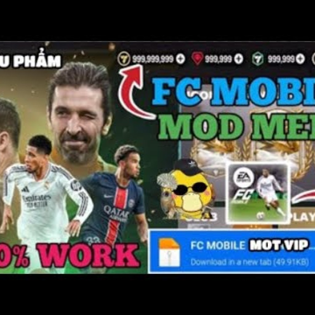 Hướng Dẫn Hack Fc Mobile Vô Hạn Tiền Full All Mới 2025 – Siêu Phẩm Mod Menu 2025 Cực Khủng Hướng Dẫn Hack Fc Mobile Vô Hạn Tiền Full All Mới 2025 – Siêu Phẩm Mod Menu 2025 Cực Khủng