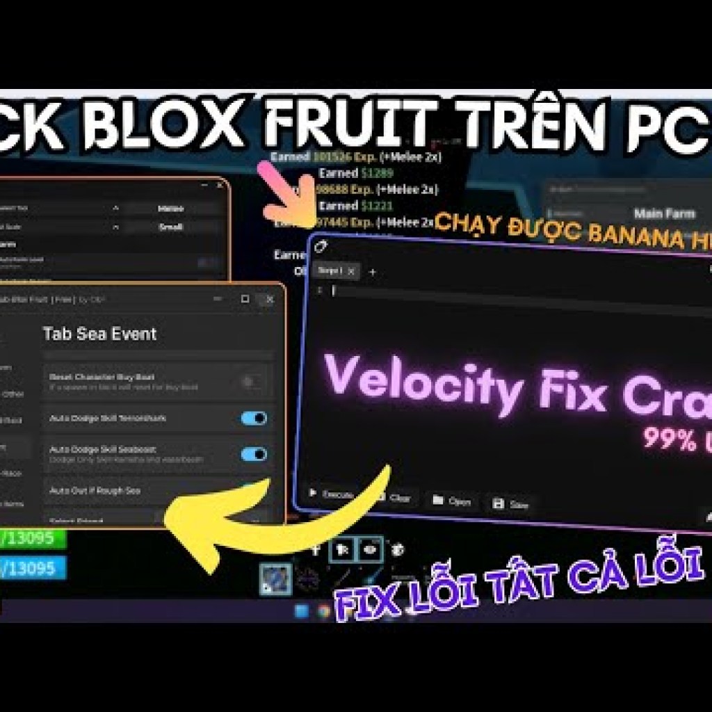 Cách Hack Blox Fruit Bằng Velocity Trên PC – Fix Lỗi Mới Nhất, Farm Siêu Ngon 99 UNC – Roblox Cách Hack Blox Fruit Bằng Velocity Trên PC – Fix Lỗi Mới Nhất, Farm Siêu Ngon 99 UNC – Roblox