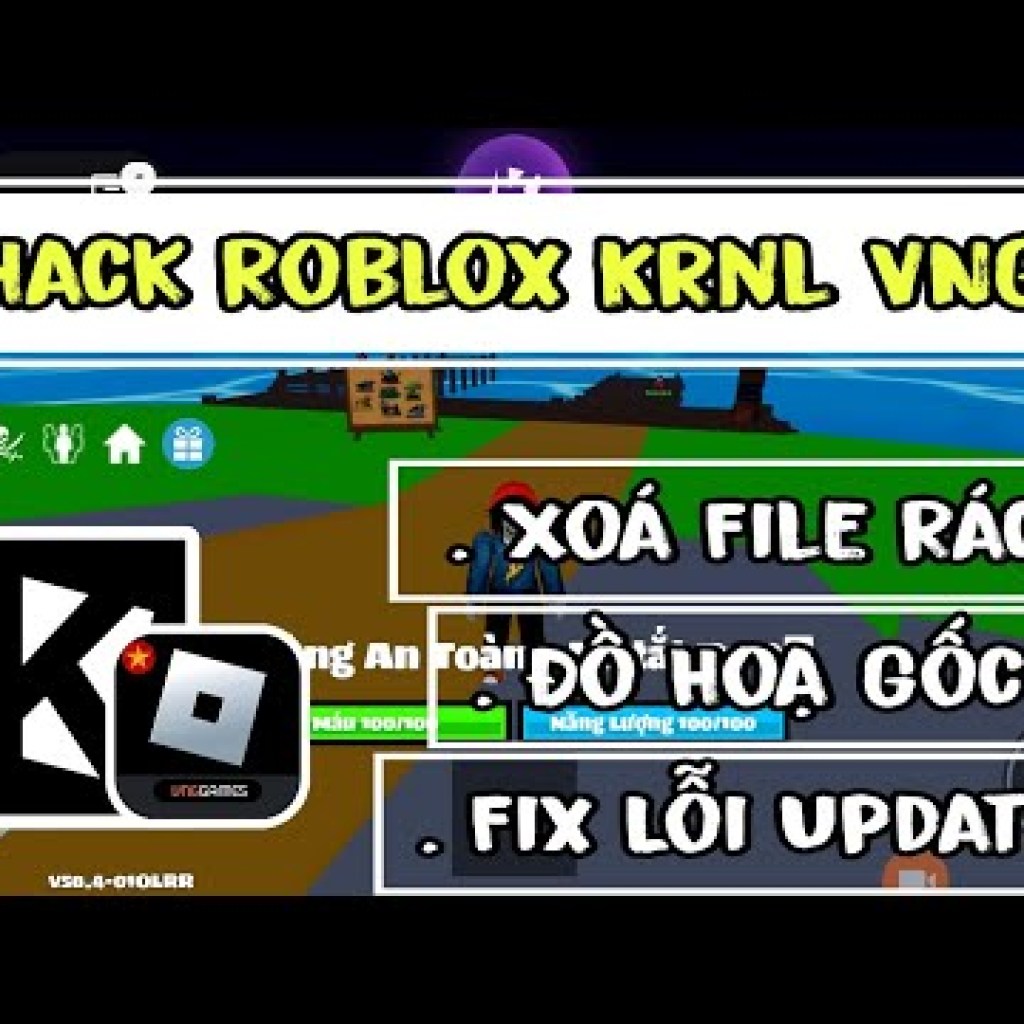 Cách Hack Roblox Krnl VNG Xoá File Rác Đồ Hoạ Gốc Fix Lỗi Update – Bí quyết tối ưu hóa game Roblox! Cách Hack Roblox Krnl VNG Xoá File Rác Đồ Hoạ Gốc Fix Lỗi Update – Bí quyết tối ưu hóa game Roblox!