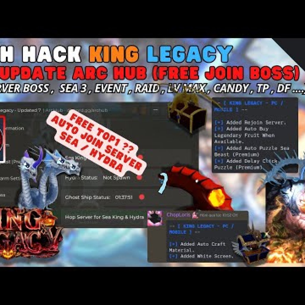 Cách Hack King Legacy New Update Arc Auto Join Server Hydra Sea King Hack Roblox Rum Hub – Tối ưu SEO Cách Hack King Legacy New Update Arc Auto Join Server Hydra Sea King Hack Roblox Rum Hub – Tối ưu SEO