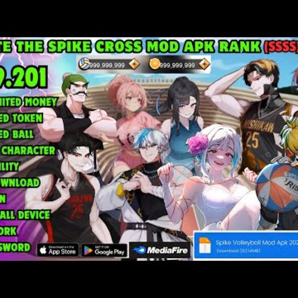 Cập nhật Download The Spike CROSS MOD APK v59201 – Mở khóa tất cả nhân vật, tăng tiền và cấp độ tối đa cho Ryuhyun Cập nhật Download The Spike CROSS MOD APK v59201 – Mở khóa tất cả nhân vật, tăng tiền và cấp độ tối đa cho Ryuhyun