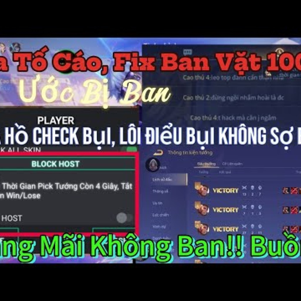 Menu Hack Liên Quân: Xóa Tố Antiban, Tuyển Thủ Toàn Mod – Chức Năng Chính Bảo Vệ Acc Tối Ưu Menu Hack Liên Quân: Xóa Tố Antiban, Tuyển Thủ Toàn Mod – Chức Năng Chính Bảo Vệ Acc Tối Ưu