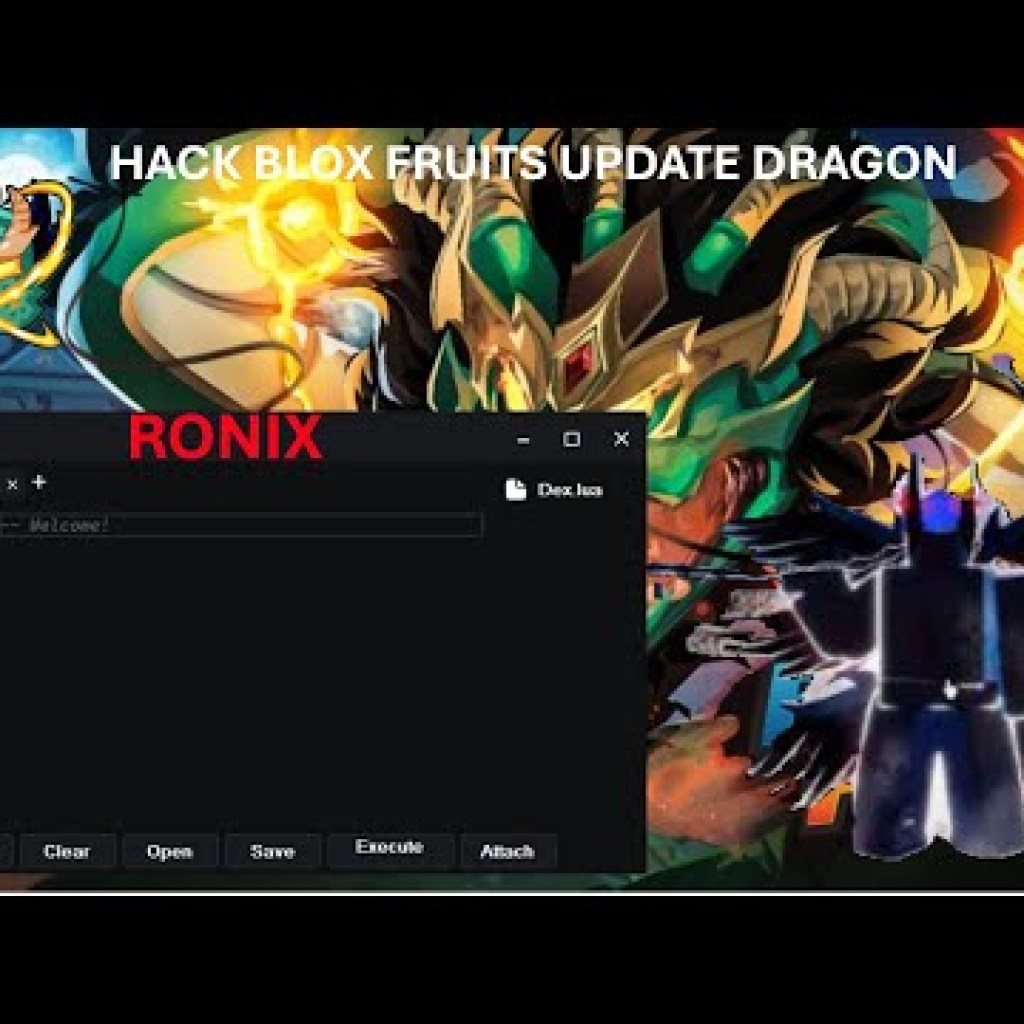 Hướng dẫn Hack Blox Fruits trên PC với Client RONIX – Auto Farm Level nhanh chóng, không cần vượt link Hướng dẫn Hack Blox Fruits trên PC với Client RONIX – Auto Farm Level nhanh chóng, không cần vượt link