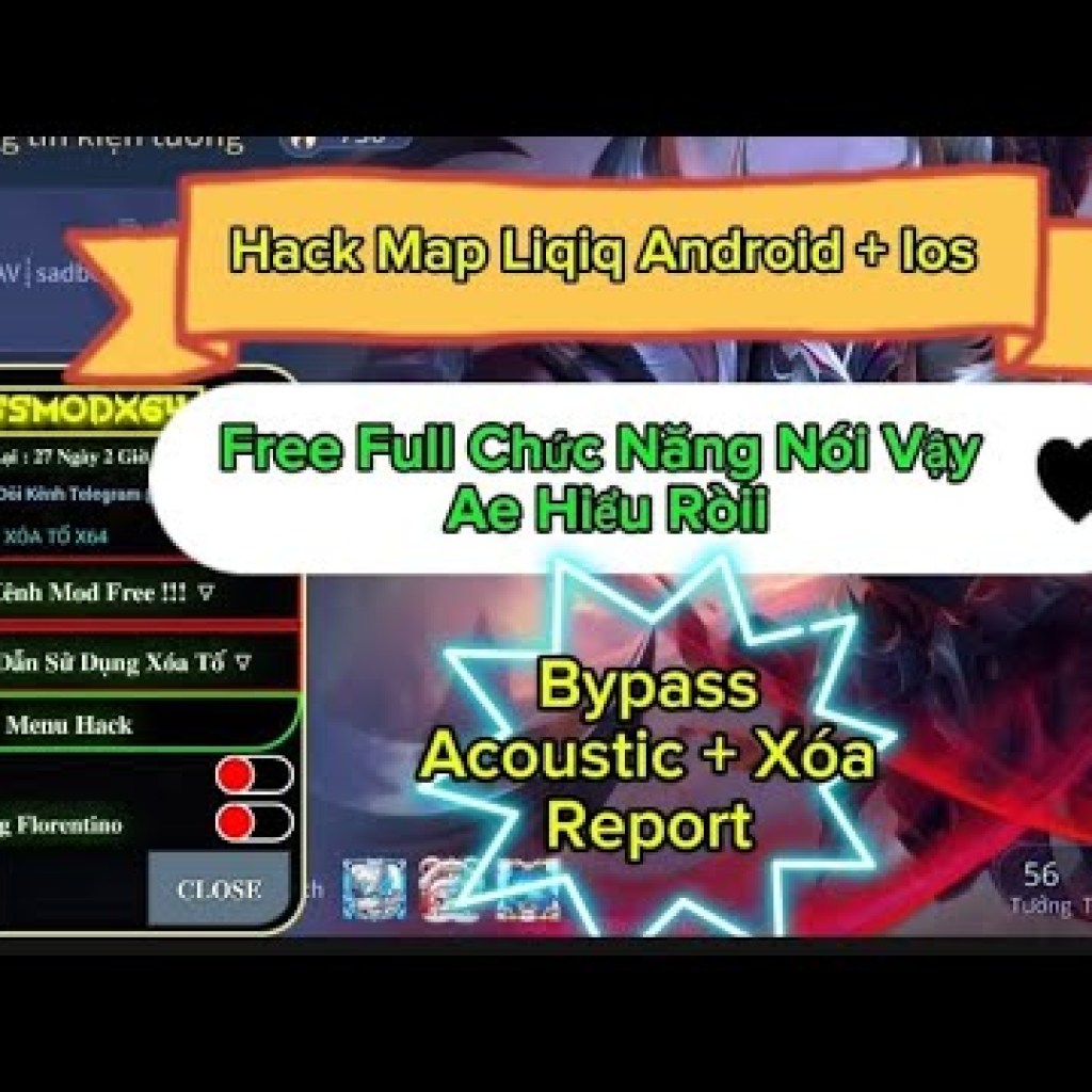 Cách Hack Liên Quân Mới Nhất: Menu Hack Map Liên Quân Mùa 33 Mod LQ Mới Nhất Cách Hack Liên Quân Mới Nhất: Menu Hack Map Liên Quân Mùa 33 Mod LQ Mới Nhất