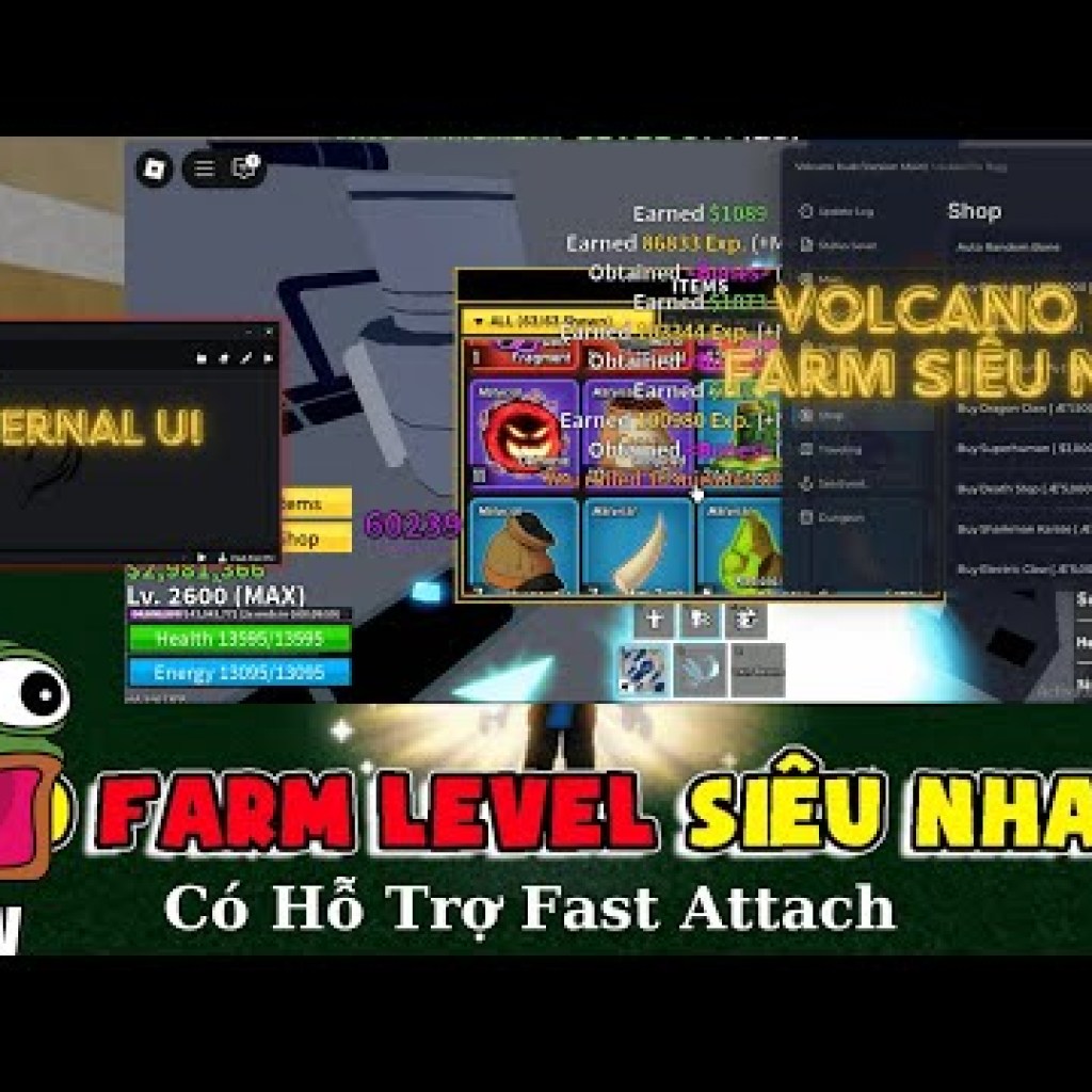 Hướng dẫn Hack Blox Fruit Update 22 trên máy tính với Script Volcano Hub Farm siêu hiệu quả và không gặp lỗi Hướng dẫn Hack Blox Fruit Update 22 trên máy tính với Script Volcano Hub Farm siêu hiệu quả và không gặp lỗi