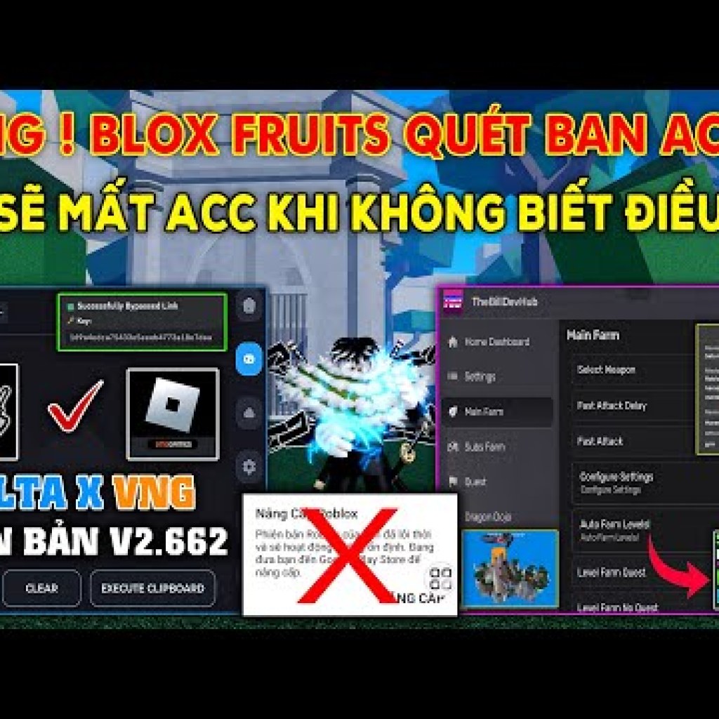 Hướng dẫn hack Blox Fruits VNG bằng Delta X VNG V2662 mới nhất – Auto nhặt Fruits, Farm Boss không bị ban Hướng dẫn hack Blox Fruits VNG bằng Delta X VNG V2662 mới nhất – Auto nhặt Fruits, Farm Boss không bị ban