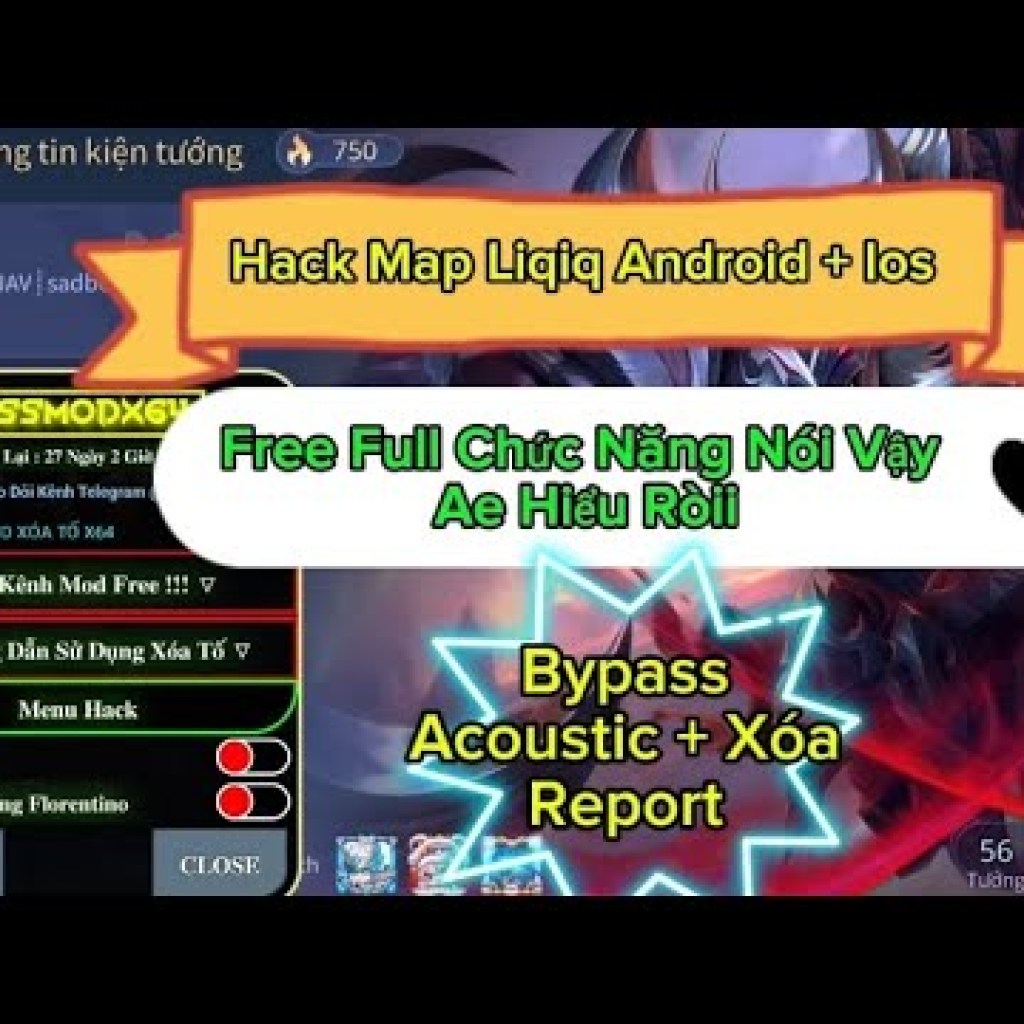 Cách Hack Liên Quân Mới Nhất: Menu Hack Map Liên Quân Mùa 33 Mod LQ Mới Nhất Cách Hack Liên Quân Mới Nhất: Menu Hack Map Liên Quân Mùa 33 Mod LQ Mới Nhất