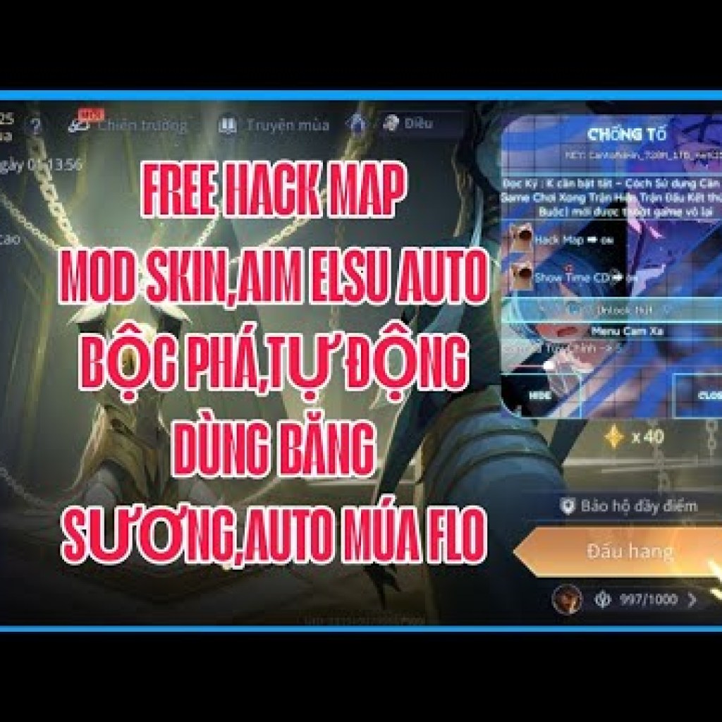 Hack map Liên Quân miễn phí – Mod skin, aim, Elsu và tự động bộc phá tại Mafia Hack map Liên Quân miễn phí – Mod skin, aim, Elsu và tự động bộc phá tại Mafia