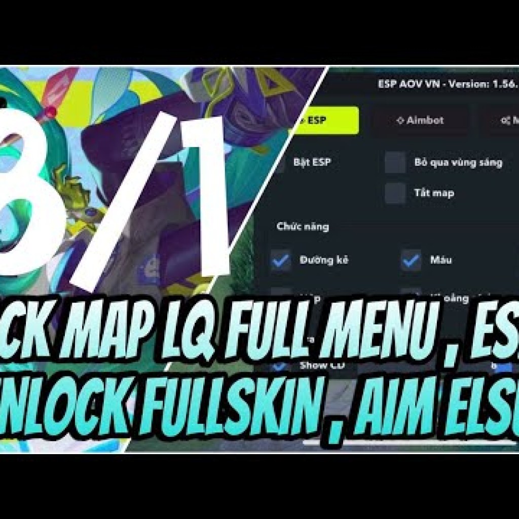 Hướng Dẫn Hack Map LQ V9 Mới Nhất: 100% Chấp Tố, Aim Elsu Tự Động Trúng, Mở Khóa Skin Miễn Phí Hướng Dẫn Hack Map LQ V9 Mới Nhất: 100% Chấp Tố, Aim Elsu Tự Động Trúng, Mở Khóa Skin Miễn Phí