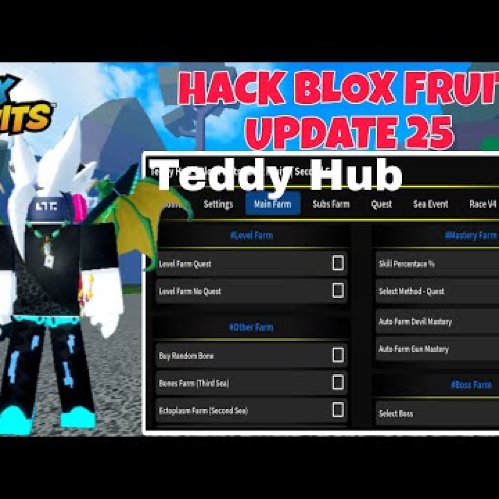 Cách Hack Blox Fruit Update 25: Script Teddy Hub Đầy Đủ Chức Năng, Không Cần Key – TBoy Roblox Cách Hack Blox Fruit Update 25: Script Teddy Hub Đầy Đủ Chức Năng, Không Cần Key – TBoy Roblox