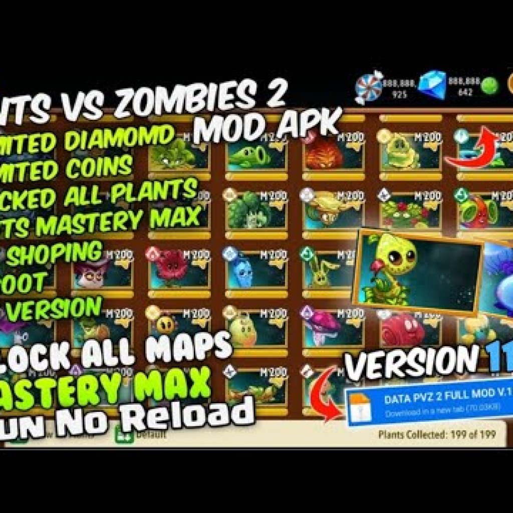 Hướng dẫn Hack PVZ2 v1192 APKIOS: Tăng đầy đủ Tiền, Level, Đảo và Cây Hướng dẫn Hack PVZ2 v1192 APKIOS: Tăng đầy đủ Tiền, Level, Đảo và Cây