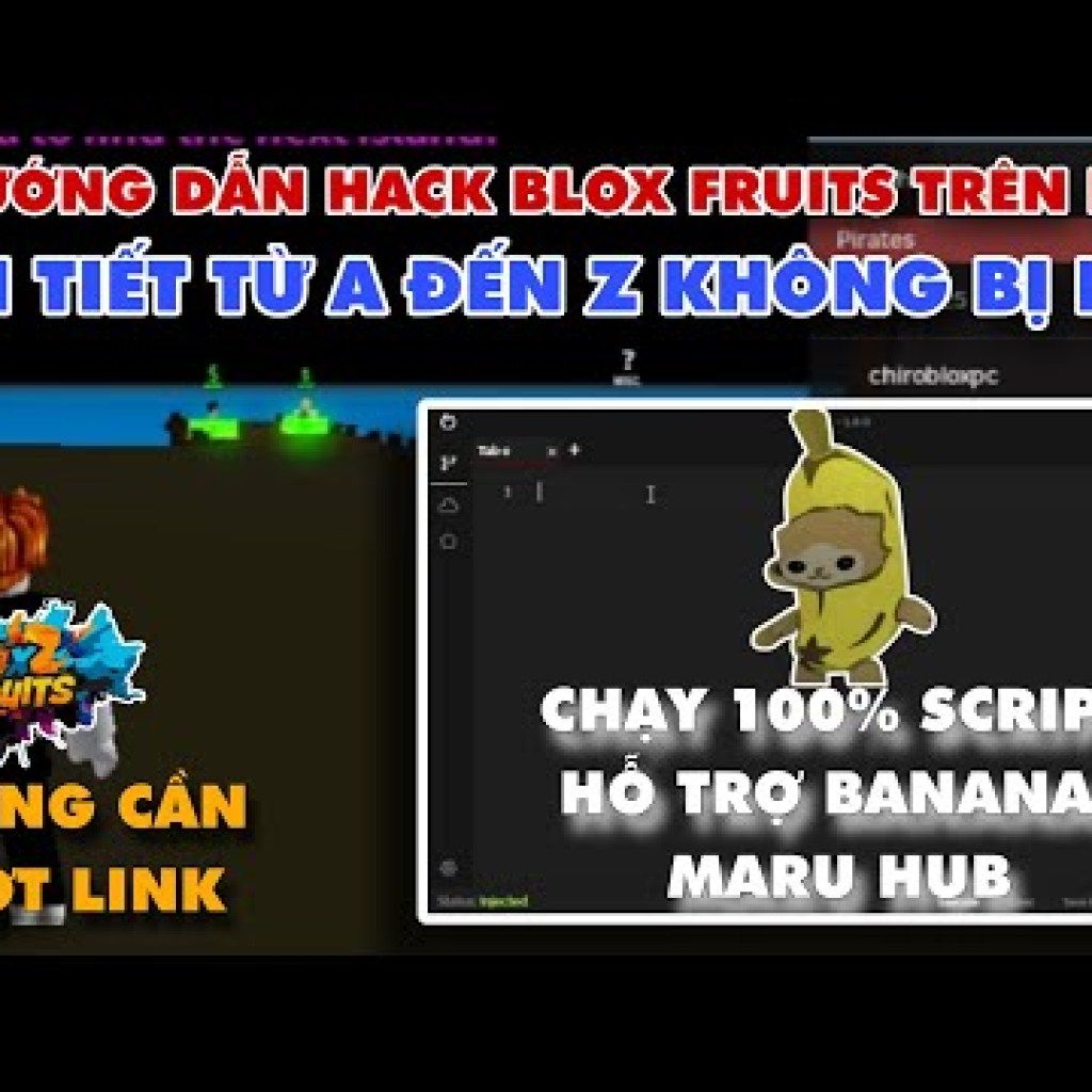 Cách Hack Blox Fruit Trên PC với Ember No Key và Banana Hub – Hỗ Trợ Nhiều Script Mới Cách Hack Blox Fruit Trên PC với Ember No Key và Banana Hub – Hỗ Trợ Nhiều Script Mới